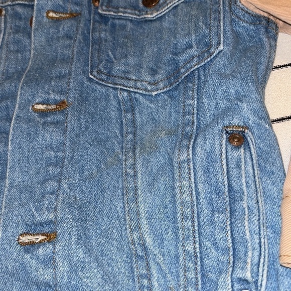 Bristol Blues Vintage USA Made Denim Jean Jacket Youth Medium 10/12 - Picture 5 of 15